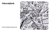 Fold-out Coloring Lounger Color-in Pattern kids' Sofa Removable Washable Cover