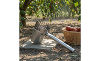 Jujubes Picker Tool Hand Protection Metal Fruit Picker Head Fruit Harvesting Rake Basket for Orchard, Farm