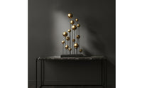 Tabletop Sculpture Aesthetic Geometric Sculpture Sleek Abstract Statue for Homeowners, Office