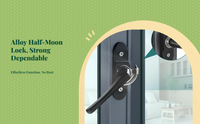 Child-safe sliding hook lock
