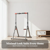 Residential Workout Station Stabilizer Rods Pull up Parallel Grip Station Foam-Padded Grip Workout Rack