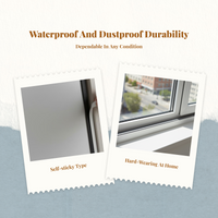 Soundproof sliding door weatherstrip