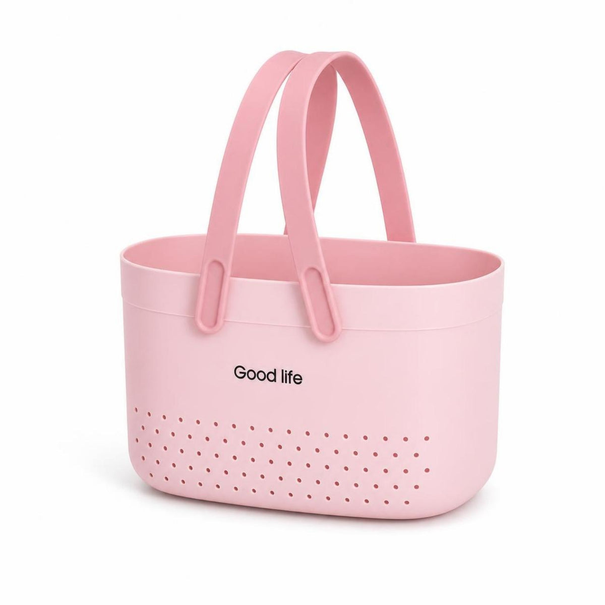 Arched Handles Portable Shower Organizer Smooth Body Bath Basket Ventilated Toiletry Basket Lightweight