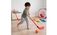 Child-Safe Kids Hockey Stick and Ball Set Lightweight Hockey Sticks and Ball Set Outdoor Toy Portable for Kindergarten