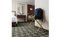 Stainless Steel Luggage Rack Foldable Stainless Steel Luggage Stand Long-Lasting