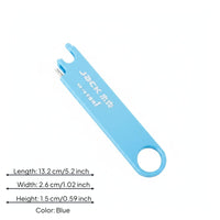Flat-Bed Needle Threader Multifunctional Craft Supply Magnifier