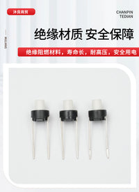 原装ALPS轻触开关6*6*5mm直插式2脚按键白色圆形6*6中二脚按键