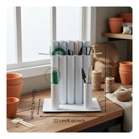 Floral Wire Organizer Space-Saving Tabletop Wire Dispenser Rack Flower Arranging Tool Rack for DIY Enthusiasts