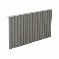 Desk Privacy Curtain Pleated Workstation Screen Wind Blocking