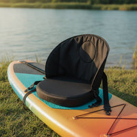 Kayak Seat with Backrest Adjustable Padded Kayak Cushion Removable Paddleboard Seat with Backrest for Paddleboarders, Kayaking, Paddleboarding