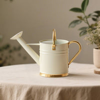 Long Spout Watering Can Leak-Resistant Metal Watering Pot Accents Gardening Tool for Balcony, Office
