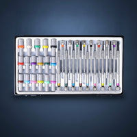 Precision Screwdriver Set Knurled Watch Screwdriver Set Metal Tool for Watchmakers