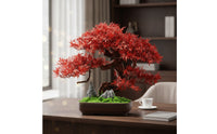 Artificial Bonsai Tree Realistic Fake Potted Plant Maintenance-Complimentary