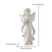 Resin Angel Figurine Sculpted Angel Figurine Tabletop