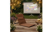 Foldable Outdoor Lounge Chair Compact Reclining Chair with Aluminum Frame Portable for Campers, Picnic