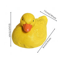 Floating Duck Ornament Waterproof Floating Duck Sculpture Lightweight for Basins