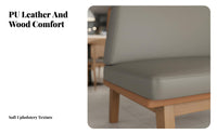 Upholstered Dining Booth Set Modern Design Restaurant Furniture Long-Lasting Versatile Configuration for Adults, Leisure Area