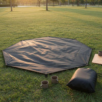 Pyramid Tent Footprint Wear-Resistant Heavy Duty Oxford Ground Mat Foldable Waterproof Ground Sheet for Campers, Backpackers