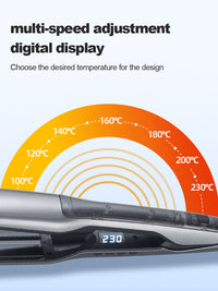 Steam Hair Straightener with Water Tank, Adjustable Temperature, EU Plug