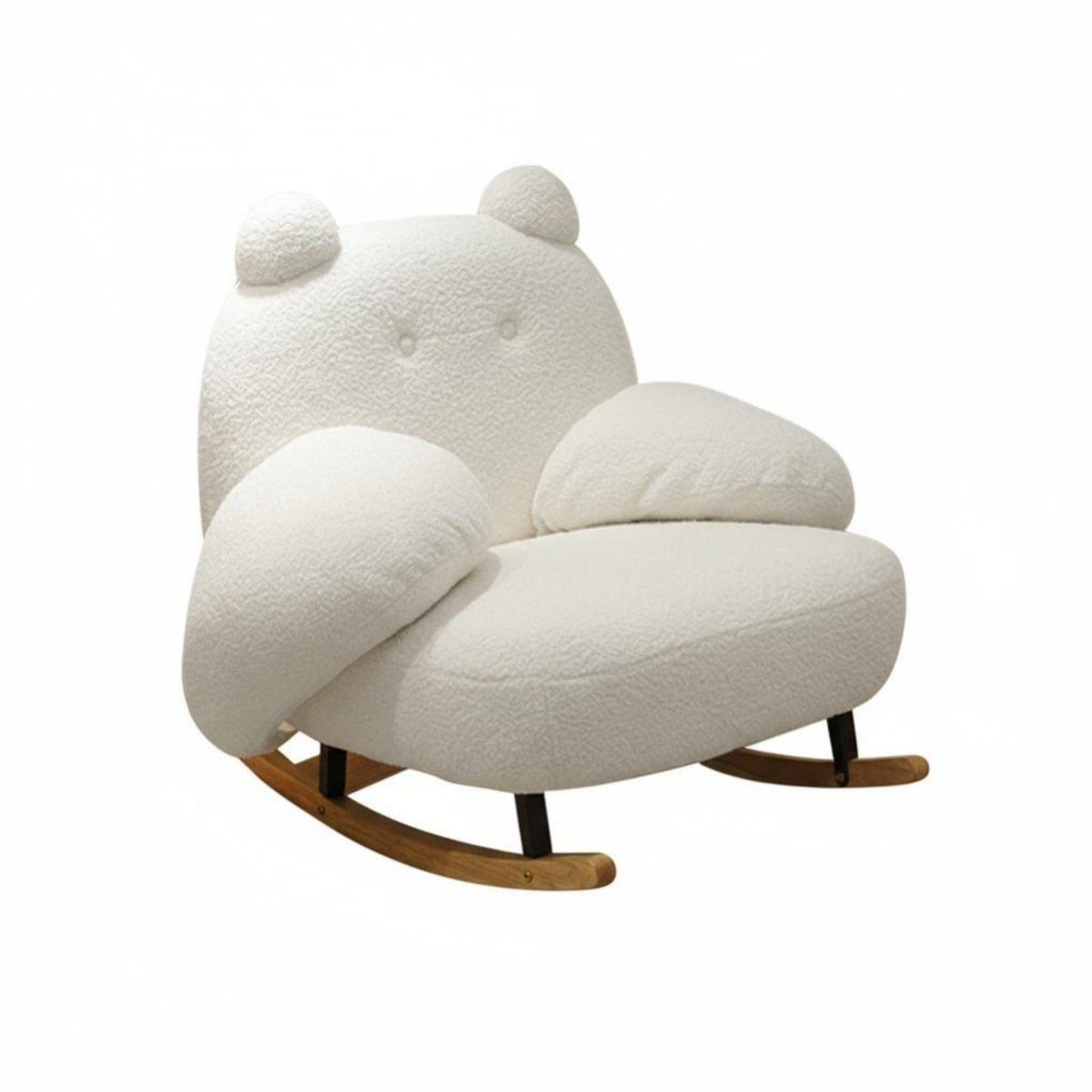 Panda-Shaped Armchair Snug Visually Pleasing Upholstered Lounge Armchair Luxuriously Soft Comfort High Supportrest for Adults
