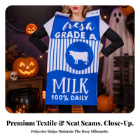 Bright Milk Carton Costume | Oversized Boxy Design, Milk Carton Box Costume, for Halloween
