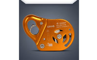 Rope Grab Fall Arrester Movable Self-Locking Rope Grab Compact Device for Climbers, Climbing