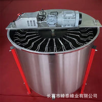 Horizontal Electric Honey Extractor with 304 Stainless Steel Inner Frame