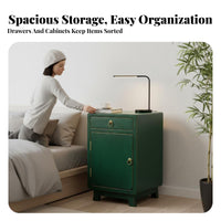 Chinese design Storage Trunk Multifunctional Design Single-Door Nightstand