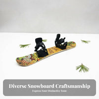 Miniature Snowboard Mini Finger Slider Finger Snowboard Collectible Item Fashion Accessory for Kids