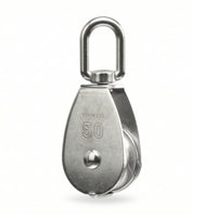 Long-Lasting Hanging Pulley Reliable Pulley with Eye Loop Stable Zinc Plated for Sliding Doors
