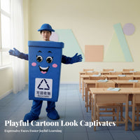 Trash Can Character Costume Costume Comfortable Garbage Can Cartoon Outsideside Fit Waste Sorting Character Costume Suit