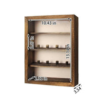 Wooden Shadow Box Solid Wood Keepsake Shadow Box Frame for Collectors, Crafters