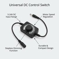 High Efficiency Motor Speed Adjuster, DC Motor Speed Controller, Adjustable Fan Motor Governor, 12V  - Image 3