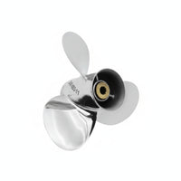 Outboard Motor Propeller Resistant Propeller with Splined Hub Marine-Grade for Boat Owners, Boaters