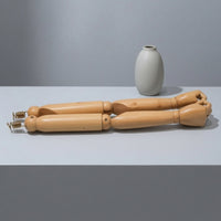 Wooden Mannequin Arm with Hand Detachable Articulated Mannequin Arm with Hand Multi-Angle for Fashion Studios
