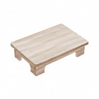 Japanese Tea Table Compact Furniture Zen for Window Nook