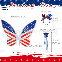 Butterfly Wings Costume Accessory Set for Party and Stage Performance
