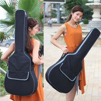 KADY k4 41-Inch Acoustic Guitar Bag, Thick Padding, Oxford Fabric, Double Shoulder Straps, Customizable Logo