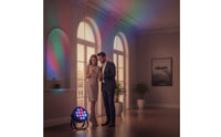 Battery Powered Par Light RGBWA Battery Powered Stage Lights Waterproof Stage Light 6-in-1 LED Par Can Lights App-Controlled