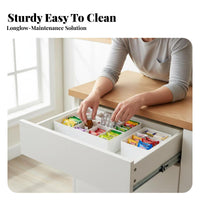 Expandable Compartment Box Extendable Design Drawer Insert Space-Saving