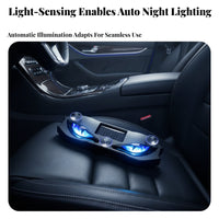Window Warning Light LED Solar-Powered Vehicle Light for Glass Surfaces
