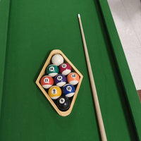 Long-Lasting 9-Ball Rack Polished Edges 9-Ball Geometric Rack Commercial Grade Billiard Racking Frame Reinforced Corners