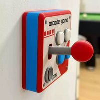 Retro Arcade Game Joystick Switch Panel 3D Printed Button
