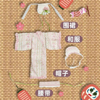 四分娃衣现货和服大四换装可爱bjd娃衣套装古早昭和萌系普四全款
