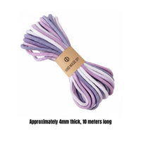 4mm Cord Easy to Knot Gradient Cord Fiber Macrame Rope for Crafting