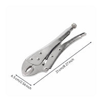 Heavy Duty Locking Pliers Industrial Grade Adjustable Locking Wrench High-Pressure Coil for Plumbers