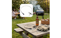 Furnace detect Stainless Steel Grill Temperature Measurement Unit Slotted Holes Grill Accessory