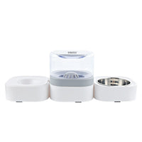 Pet Feeding Station Automatic Cat Feeder and Water Dispenser Compact for Dorms