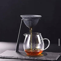 Tea Filter with Stand Rapid Filtration Microporous Tea Infuser Easy to Clean