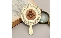 Decoding Wheel with Handle Detective Compact Wheel Circle for Tabletop Games